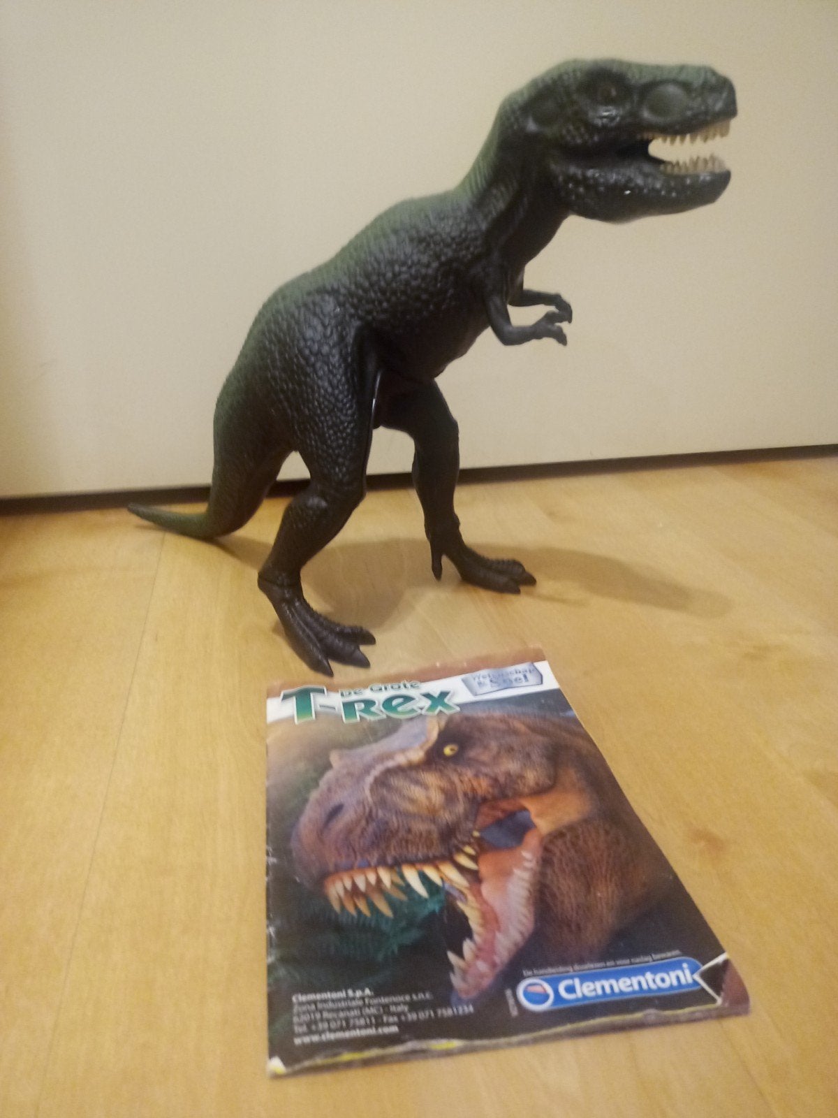 Clementoni t-rex met licht en geluidseffecten, Ophalen of Verzenden, Zo goed als nieuw, Jongen of Meisje