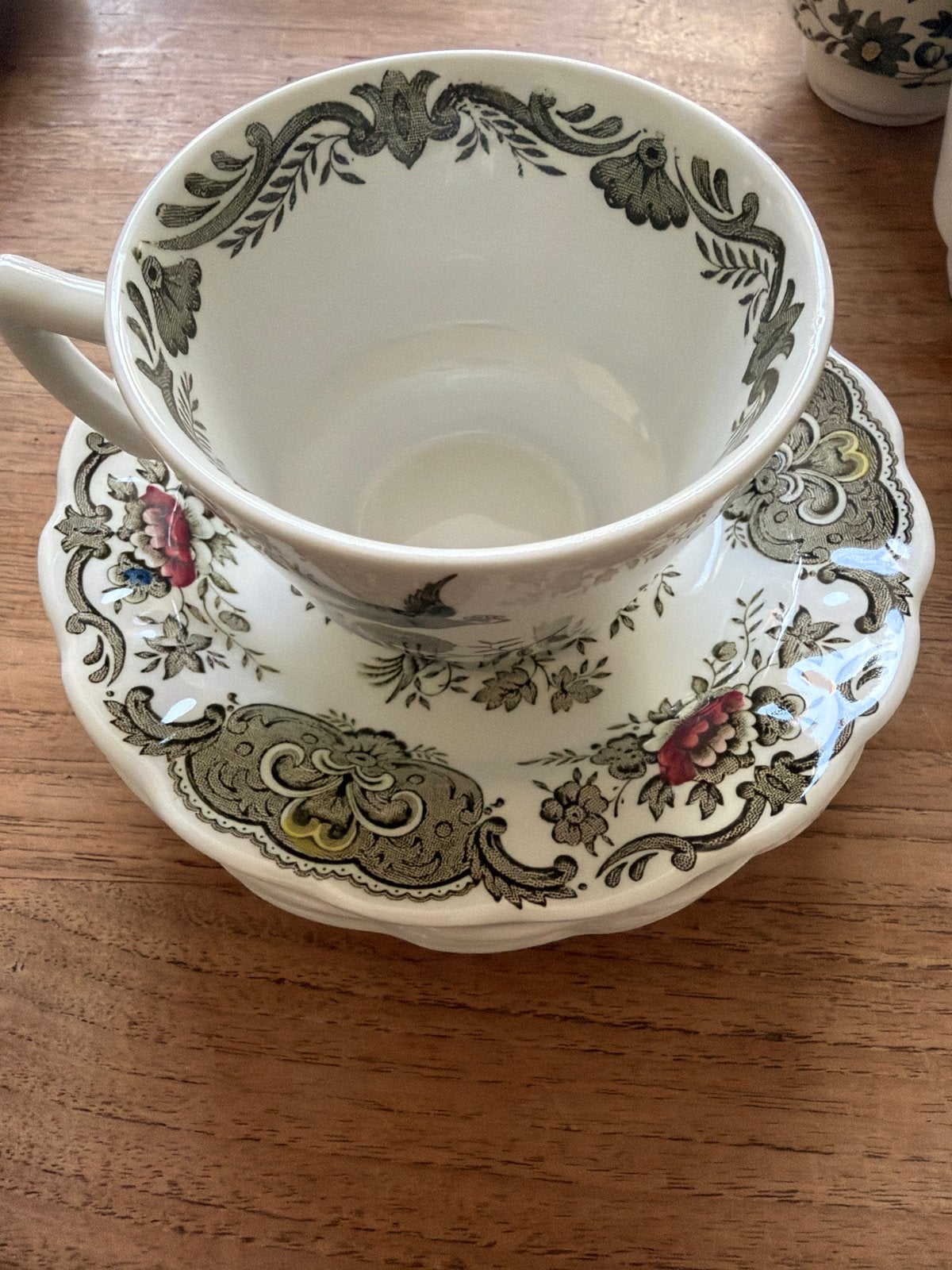 6x kop en schotel set Ridgway Windsor Vintage Engelse, Antiek en Kunst, Ophalen of Verzenden