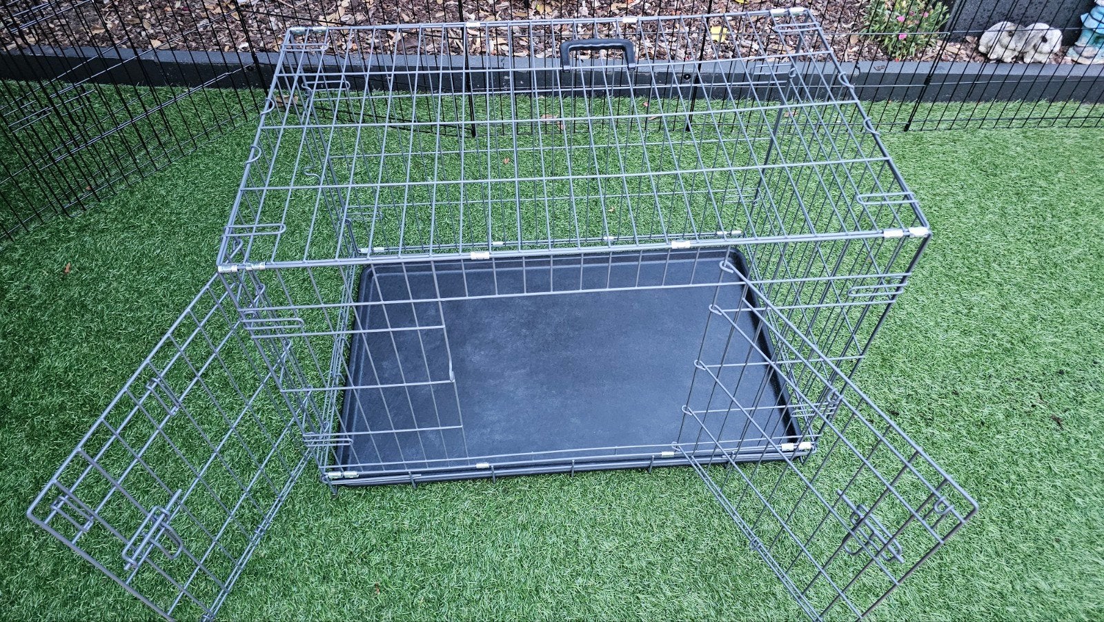 Grote hondenbench 91x56x63 cm, Dieren en Toebehoren, Hondenhokken, Ophalen, Zo goed als nieuw, 75 tot 110 cm, Minder dan 65 cm