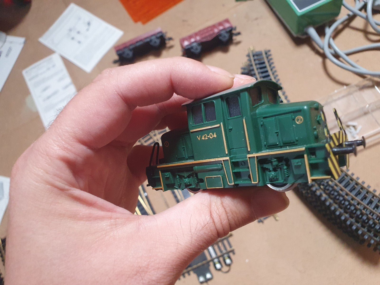 Fleischmann modeltrein startset met rails, locomotief wagon, Hobby en Vrije tijd, Gelijkstroom, Fleischmann, Ophalen of Verzenden