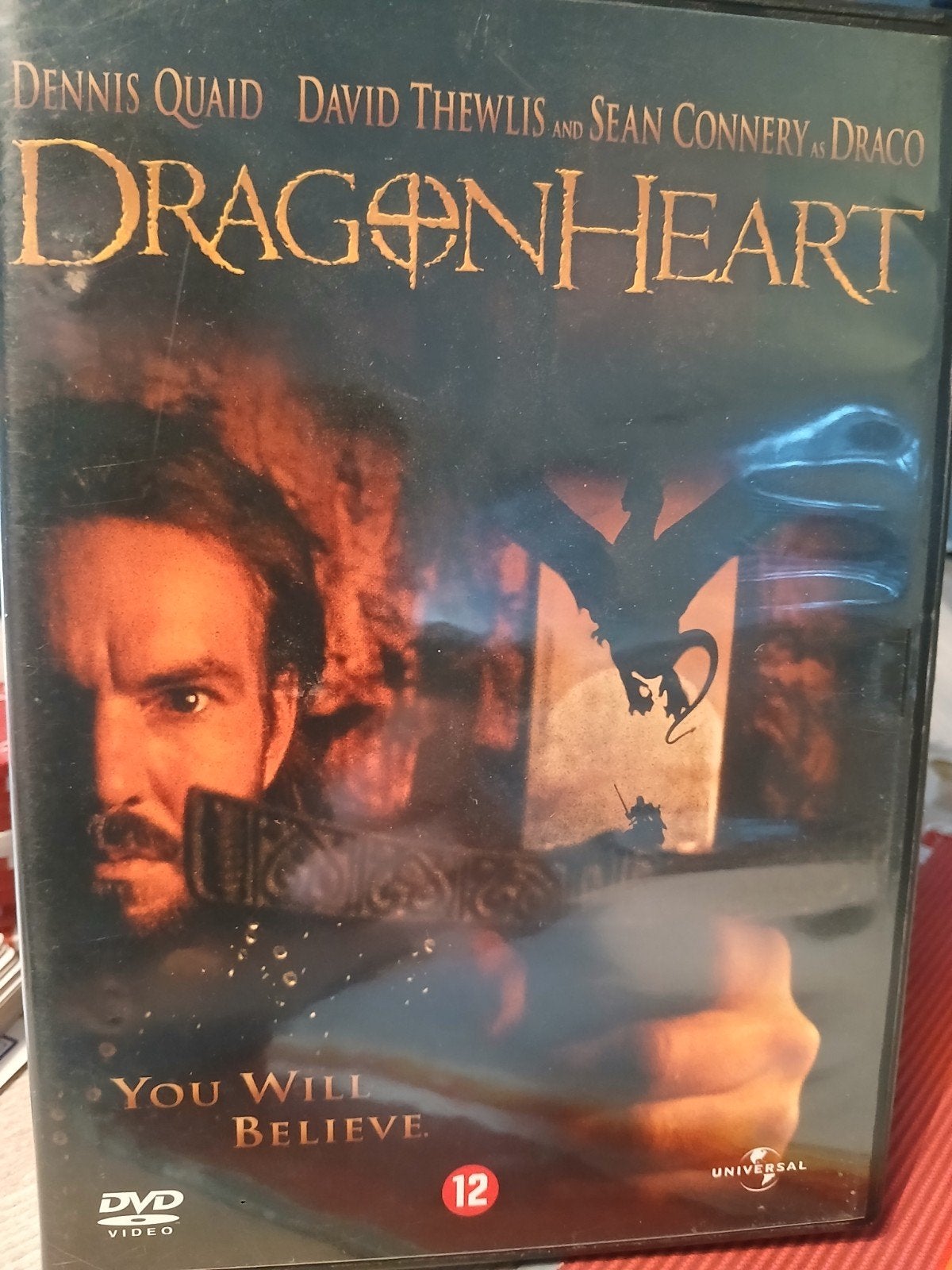 dragon heart ( sean connery- draco - dennis quaid ), Vanaf 16 jaar, Ophalen of Verzenden, Zo goed als nieuw