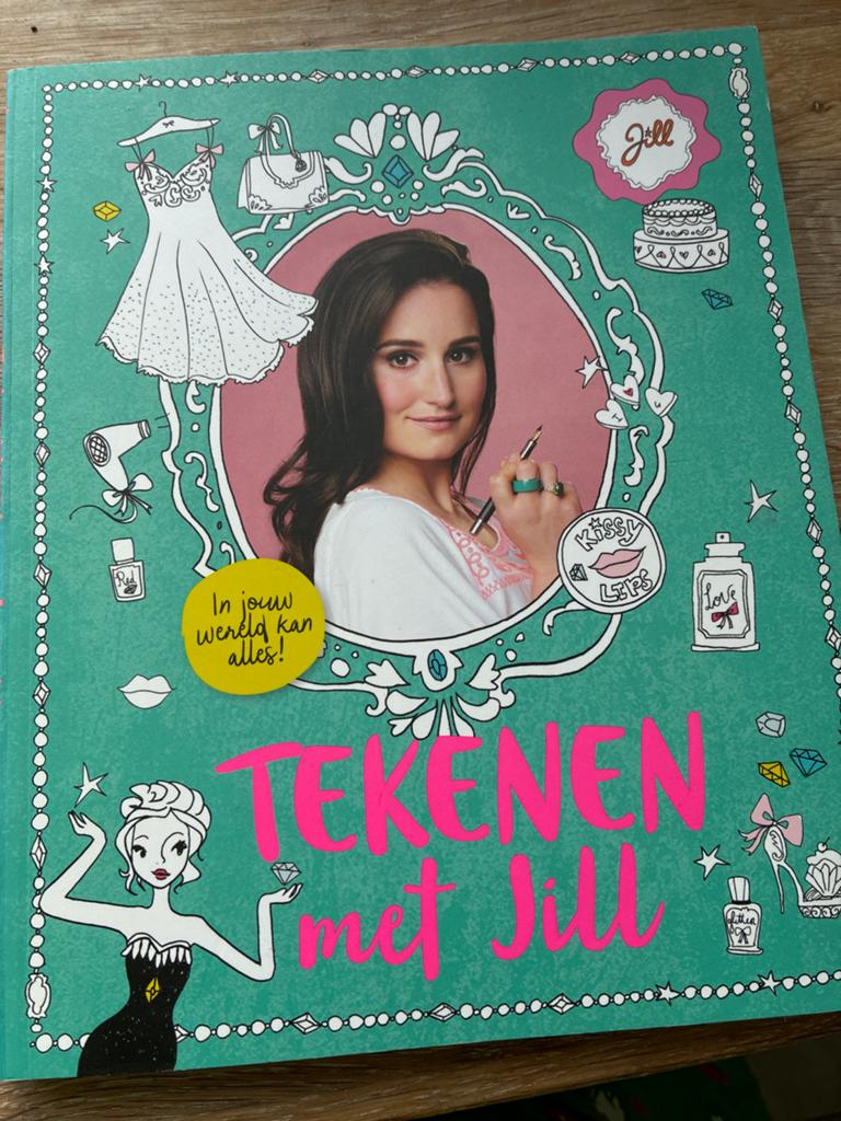 Tekenen met Jill - Creatief Tekenboek voor Kinderen, Ophalen of Verzenden, Zo goed als nieuw