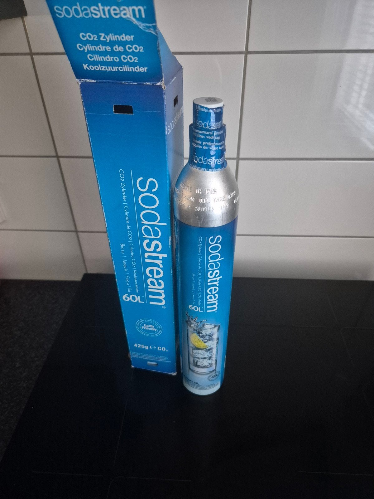 Sodastream CO2 Koolzuurcilinder 60L - Nieuw in doos, Ophalen of Verzenden, Nieuw