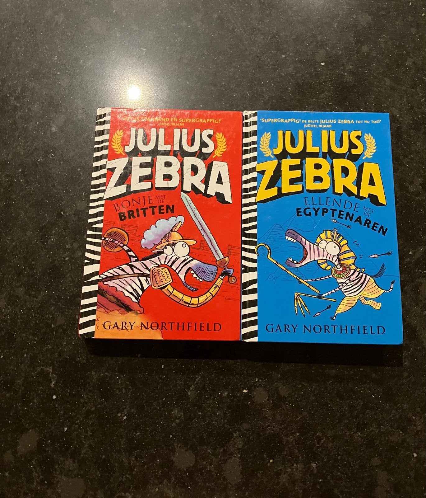 Julius Zebra: Bonje met de Britten & Ellende met Egyptenaren, Ophalen of Verzenden, Zo goed als nieuw, Gary Northfield, Fictie