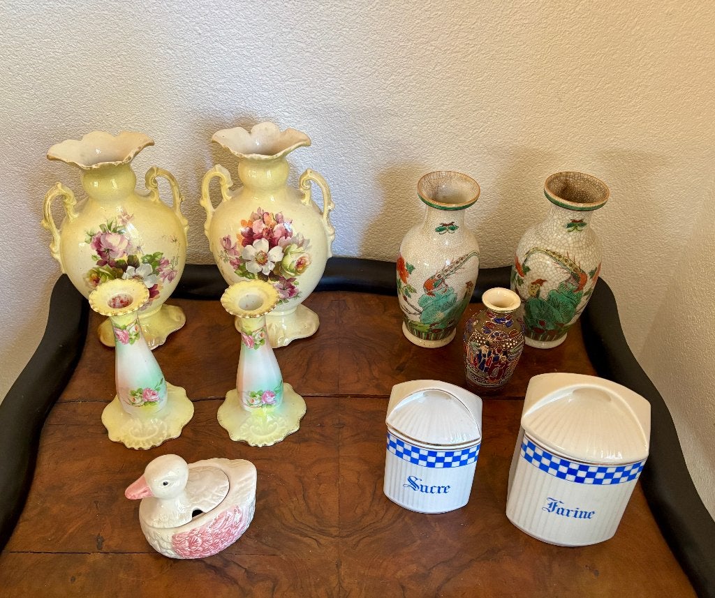 Prachtige partij vintage & brocante porselein, Ophalen