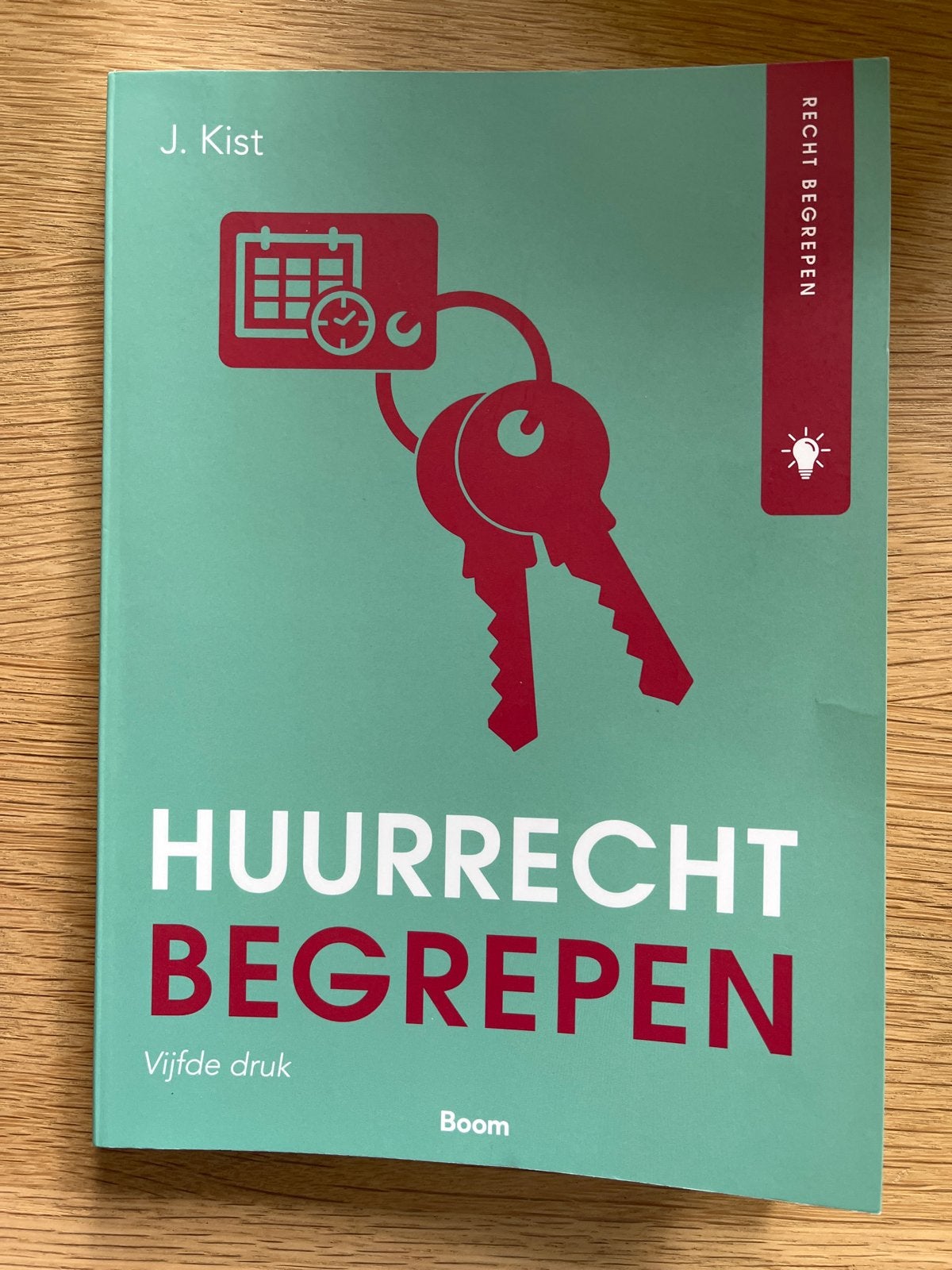 Huurrecht Begrepen - J. Kist (5e druk), Ophalen of Verzenden, Gamma, Zo goed als nieuw, HBO