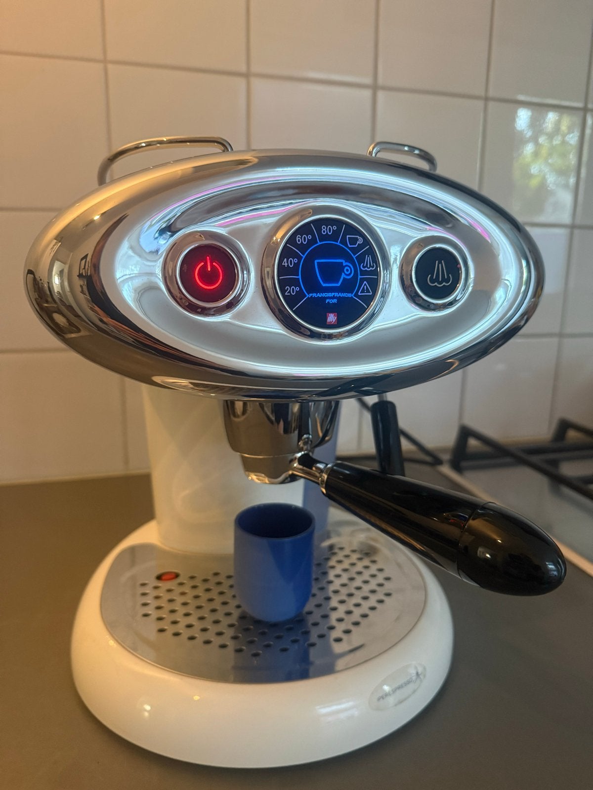Illy FrancisFrancis Y3.2 Iperespresso Koffiemachine - wit, Stoompijpje, Koffiepads en cups, Koffiemachine, Ophalen of Verzenden