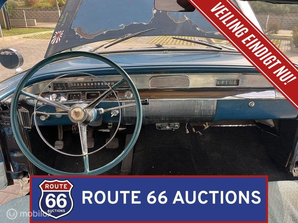 Buick Special Series 40 | 1956 | Route 66 Auctions, Auto's, Overige carrosserieën, Zwart, Bedrijf, Handgeschakeld