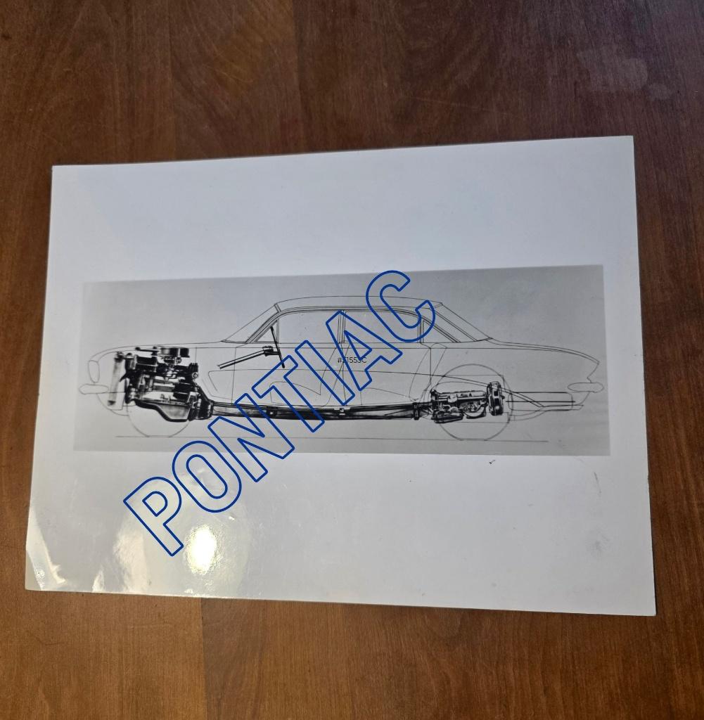 Pontiac Tempest - technische tekening, Ophalen of Verzenden