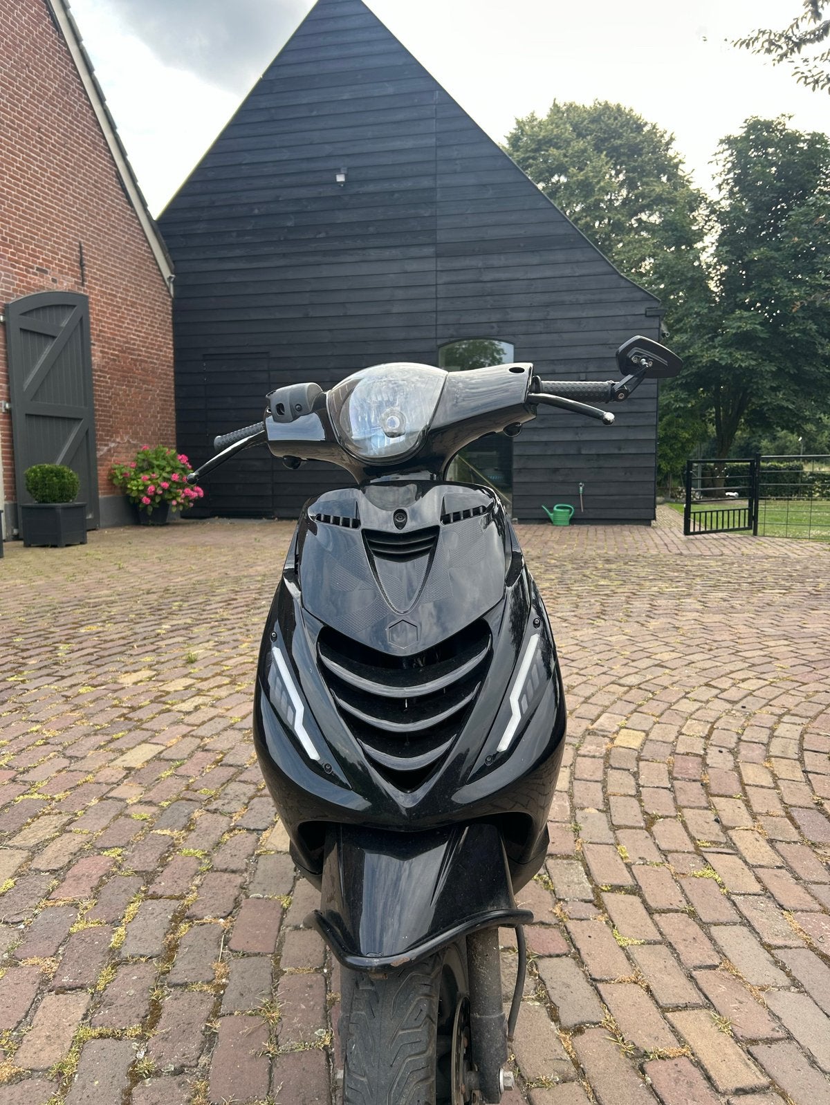 Piaggio Zip Scooter - Zwart,, Fietsen en Brommers, Scooters | Piaggio, Ophalen, Maximaal 45 km/u, Zip, Zo goed als nieuw