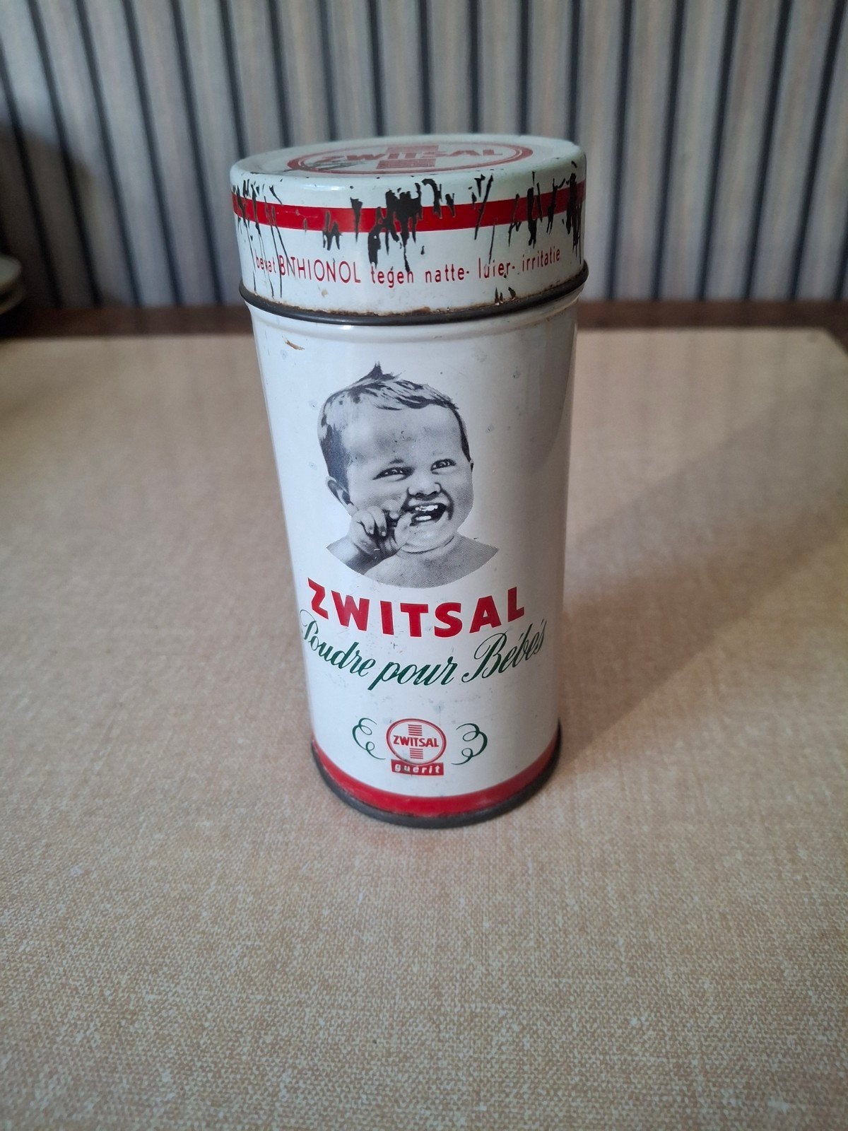 Zwitsal babypoederblikje, Ophalen of Verzenden, Gebruikt, Overige, Overige merken