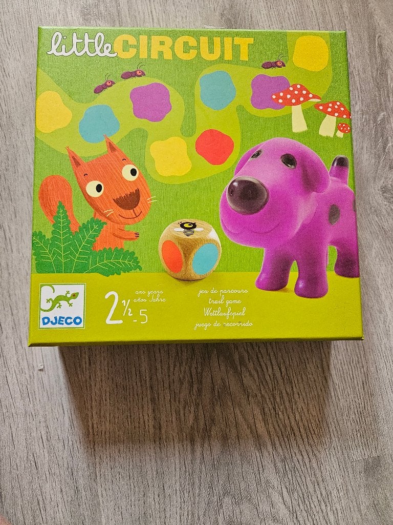 Djeco Little Circuit spel met 3D speeldieren, Ophalen of Verzenden, Zo goed als nieuw, Ontdekken
