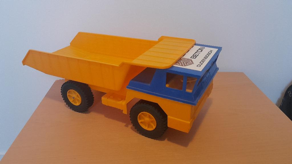 Grote retro speelgoed kiepwagen, Verzamelen, Ophalen, Gebruikt