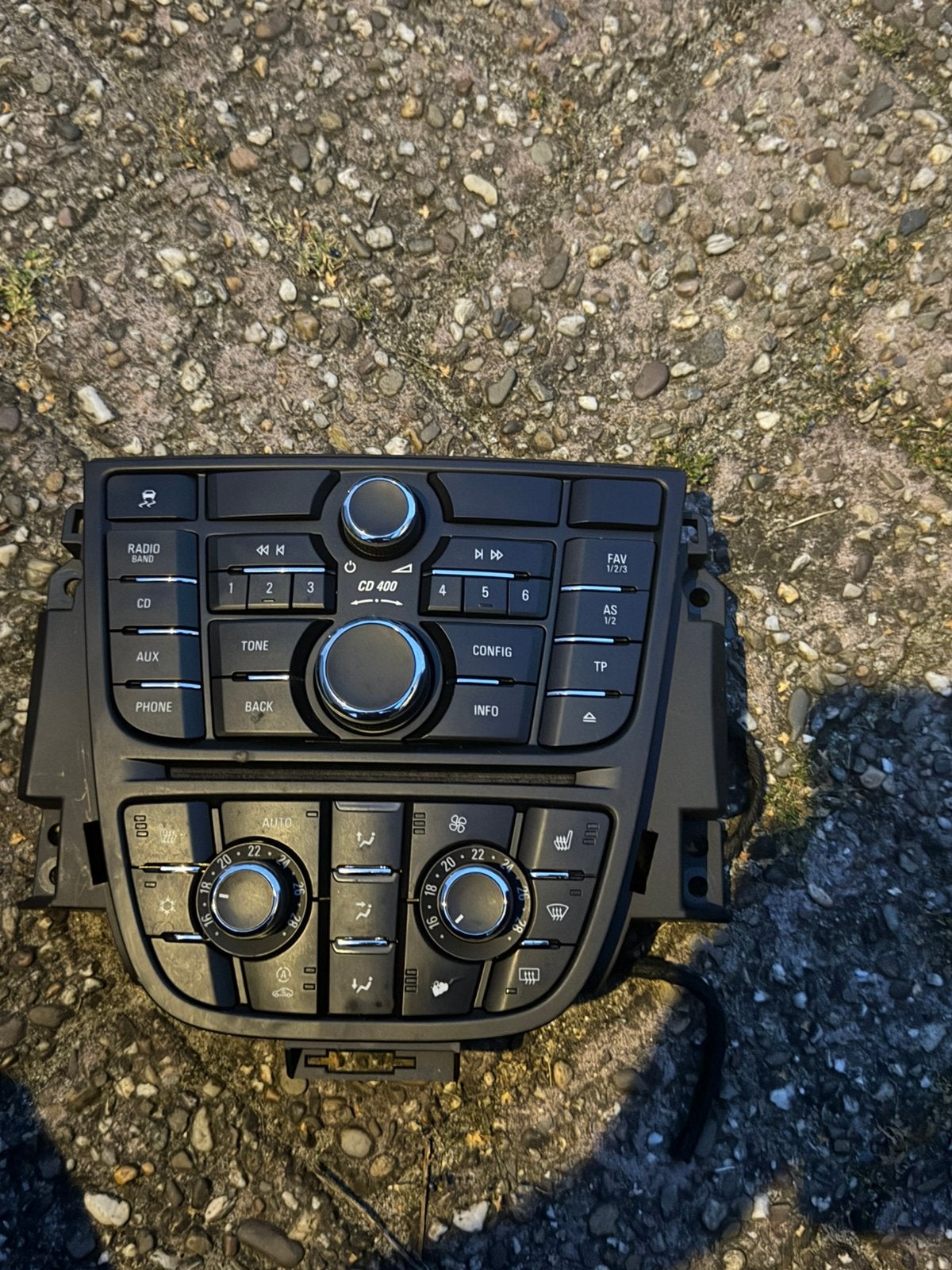 Originele Opel CD400 Radio + Climate Control Paneel, Ophalen, Opel