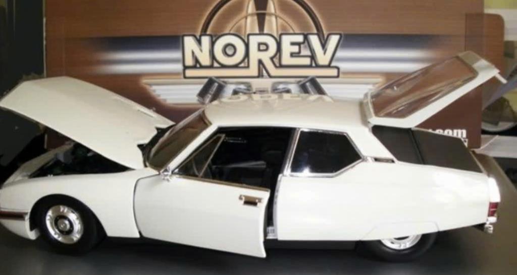 CITROEN SM 1970 Wit schaal 1/18 NOREV ref. 181584, Verzenden, Nieuw, Auto, Norev