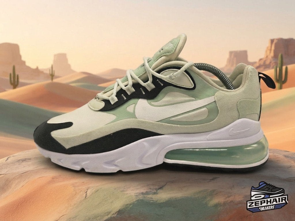 Nike Air Max 270 React 'Spruce Aura' EU43 2019, Kleding | Heren, Schoenen, Colosseum 1, 1213 NL Hilversum, Nederland, Wit, Nike