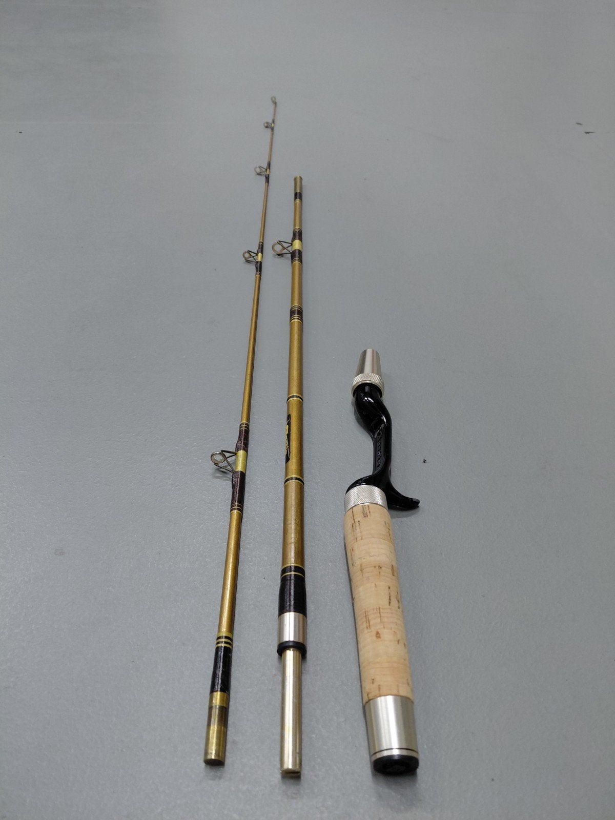 Mooie klassieke Garcia baitcaster 6'  jr.'60-'70 Zie tekst, Ophalen of Verzenden, Zo goed als nieuw, Werphengel