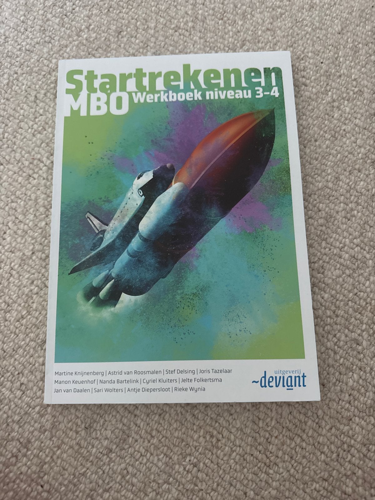 Startrekenen MBO Werkboek niveau 3-4, Boeken, Ophalen of Verzenden, Beta, Zo goed als nieuw, MBO
