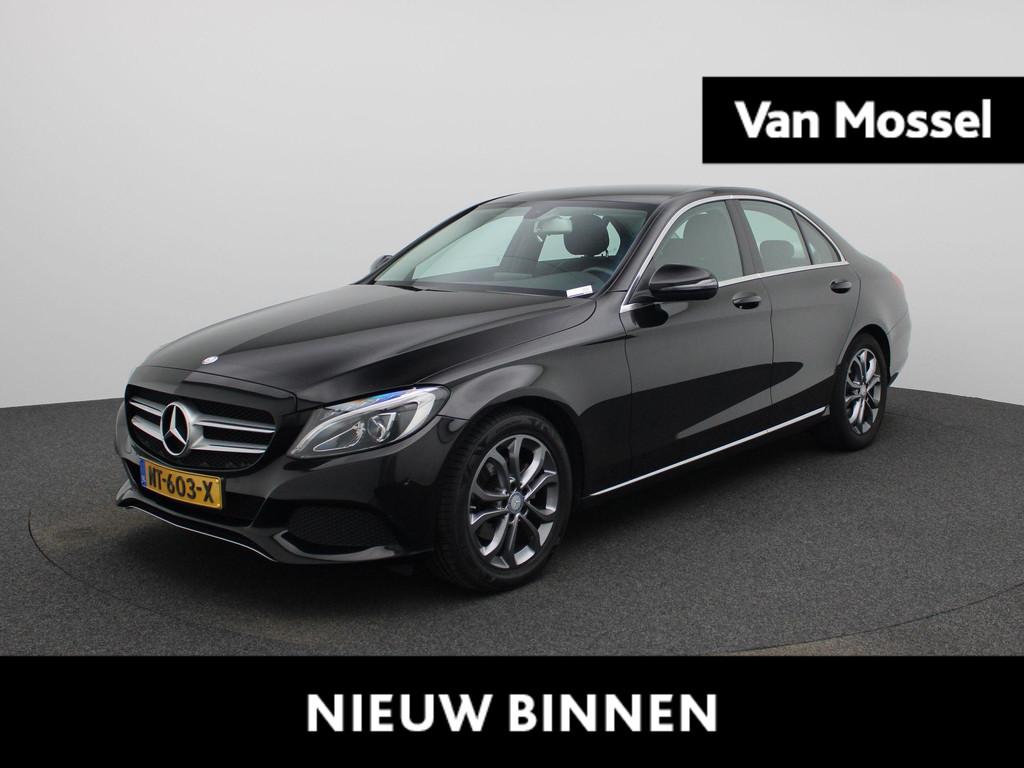 Mercedes-Benz C-klasse 180 Business Solution | Automaat | Ca, Auto's, Mercedes-Benz, Automaat, 12 maanden, Zwart, Bedrijf