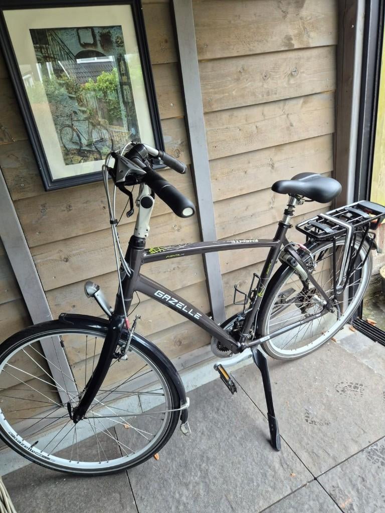 Gazelle herenfiets Fuente Xtra, Ophalen, Gebruikt, Velgrem, Versnellingen