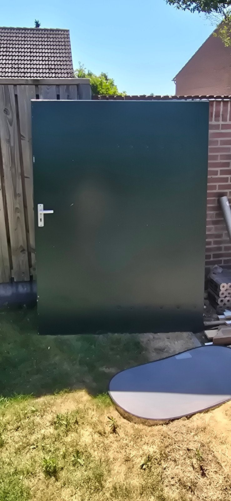 groene poort, 1.66m hoog, 1.30m breed, Ophalen