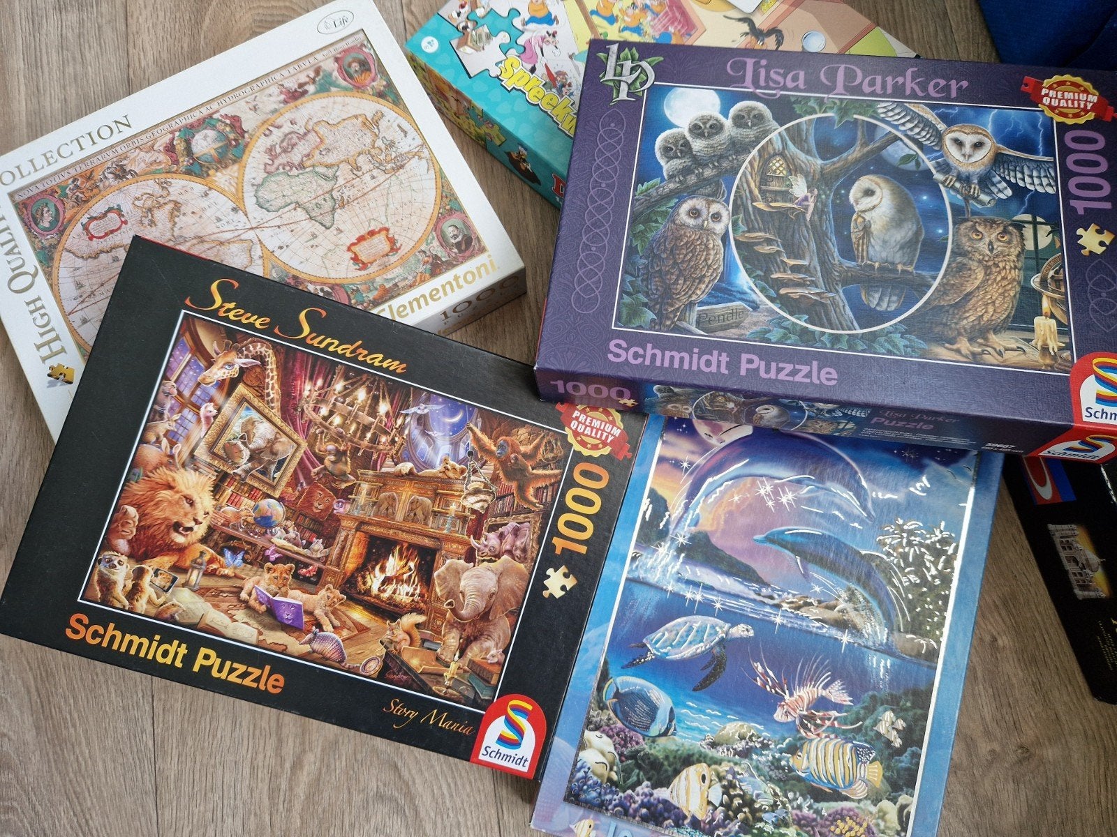 Heel veel puzzels, Ophalen