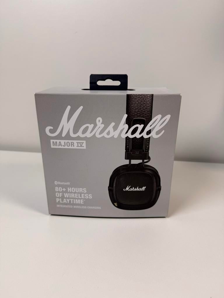 Marshall Major IV Bluetooth Koptelefoon - Nieuw in Doos, Audio, Tv en Foto, Koptelefoons, Overige merken, Nieuw, Draadloos, Op oor (supra aural)