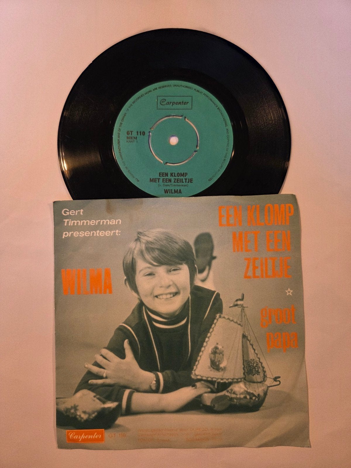 Wilma - Een klomp met een zeiltje, Gebruikt, 7 inch, Single, Ophalen of Verzenden