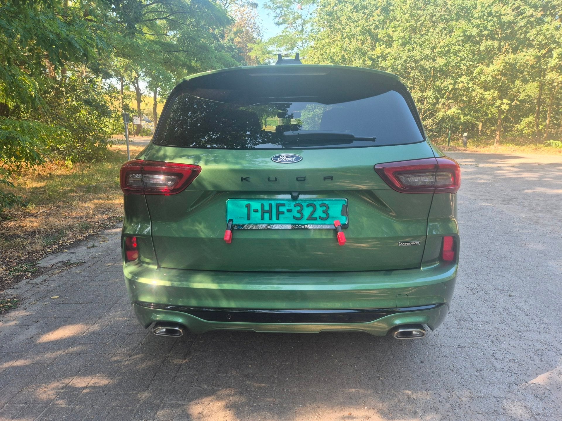 Ford Kuga 2.5 FHEV ST-Line X Black Pack geen stekker, Auto's, Ford, Dealer onderhouden, Zwart, 1589 kg, Bedrijf