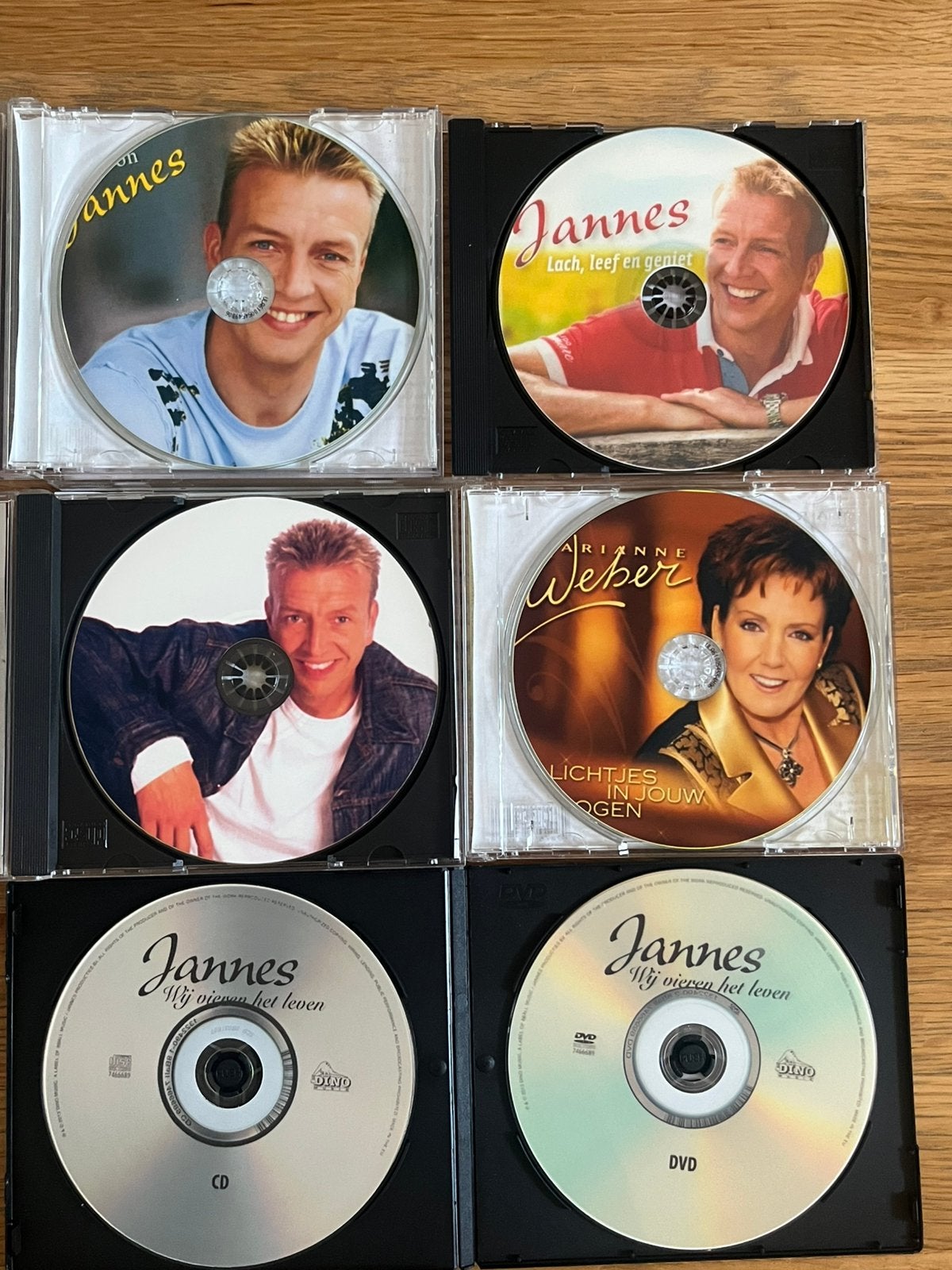 Verzameling Nederlandstalig CD’s de toppers Jannes Jan Smit, Verzenden, Zo goed als nieuw, Levenslied of Smartlap