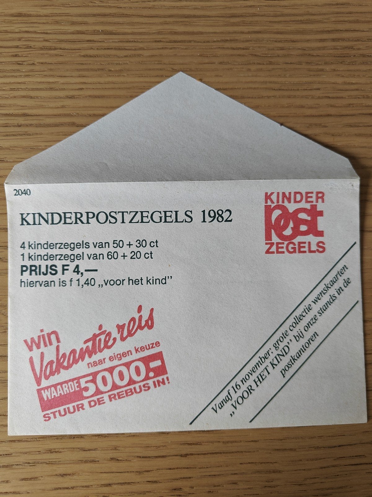 Kinderpostzegels 1982 - Onbeschreven met prijzenfolder, Postzegels en Munten, Postzegels | Eerstedagenveloppen, Ophalen of Verzenden