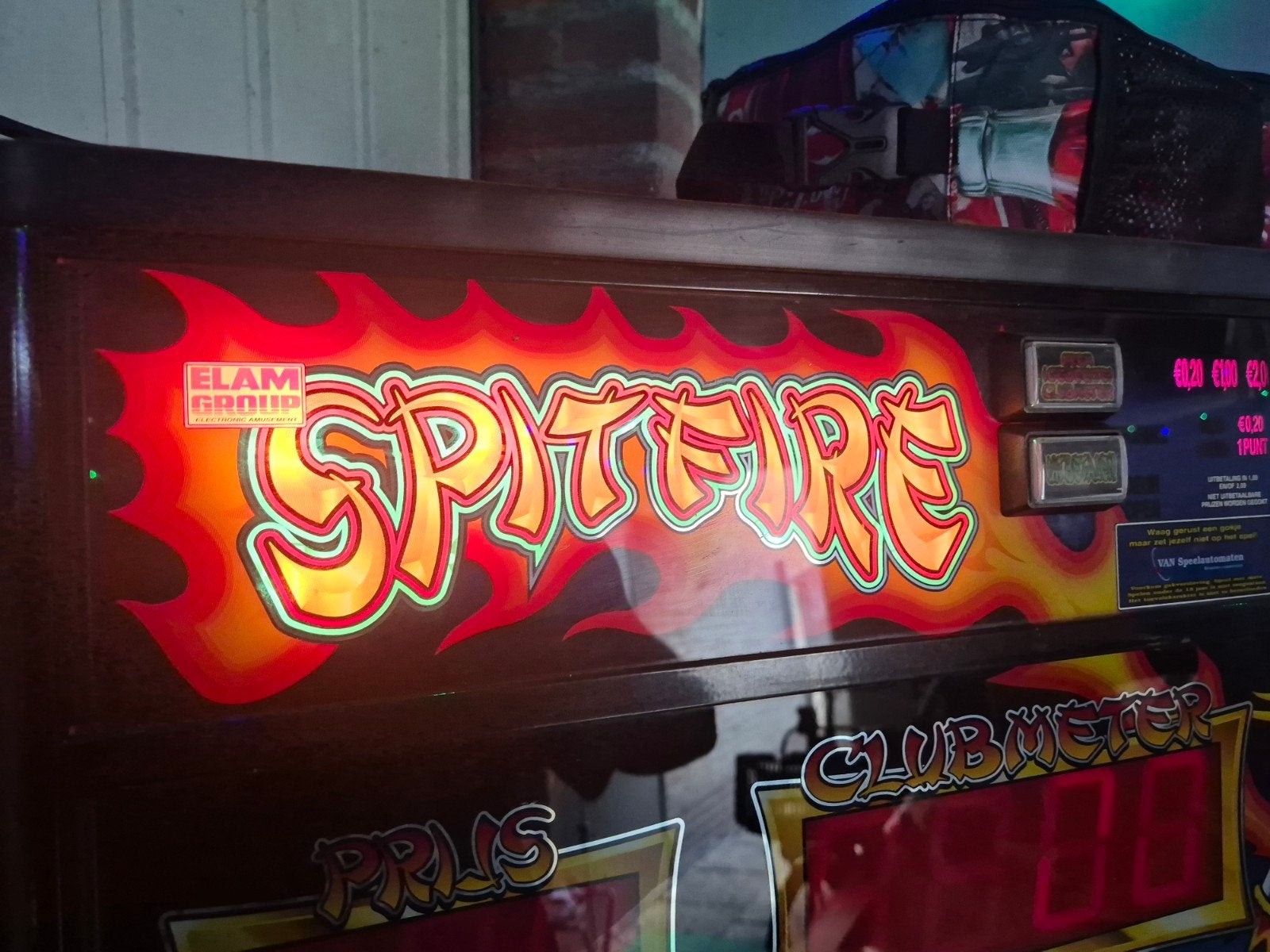 Spitfire gokkast - Klassieke speelautomaat, Verzamelen, Automaten | Gokkasten en Fruitautomaten, Euro, Ophalen, Gebruikt