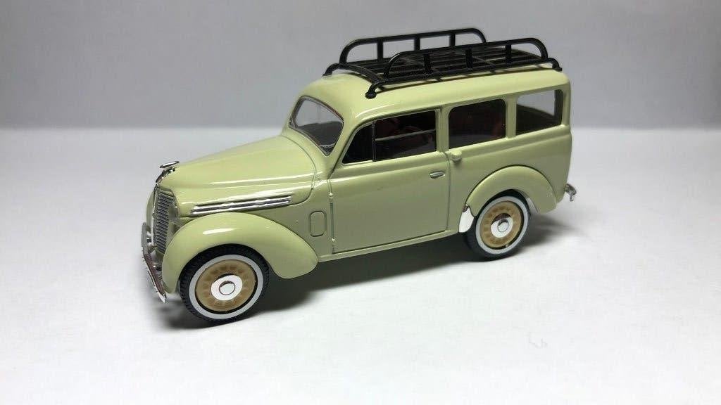 1:43 Solido Renault Juvaquatre 1952, Ophalen of Verzenden, Zo goed als nieuw, Auto, Solido