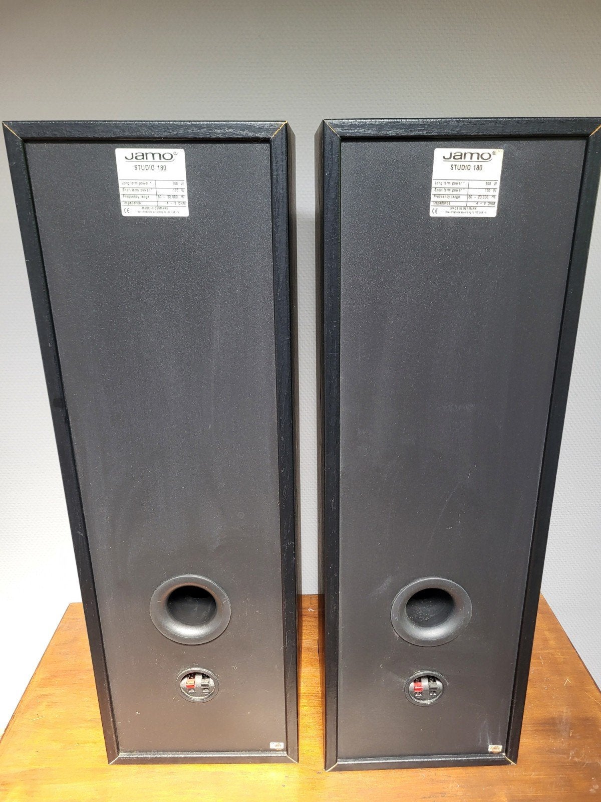Jamo Studio 180 Vloerstaande Luidsprekers - Set, 150 watt of meer, Vloerstaande luidspreker, Gebruikt, Ophalen of Verzenden