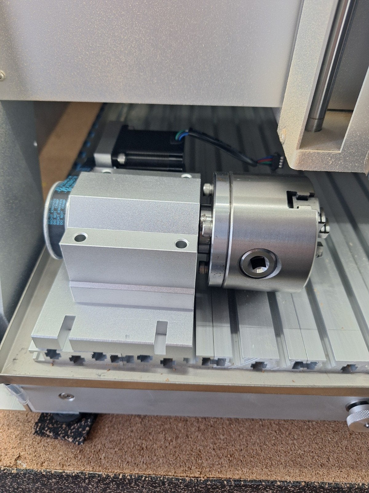 Compacte 40x60 Desktop CNC Machine met 4e As, Doe-het-zelf en Verbouw, Ophalen, Zo goed als nieuw, Elektrisch, Overige soorten