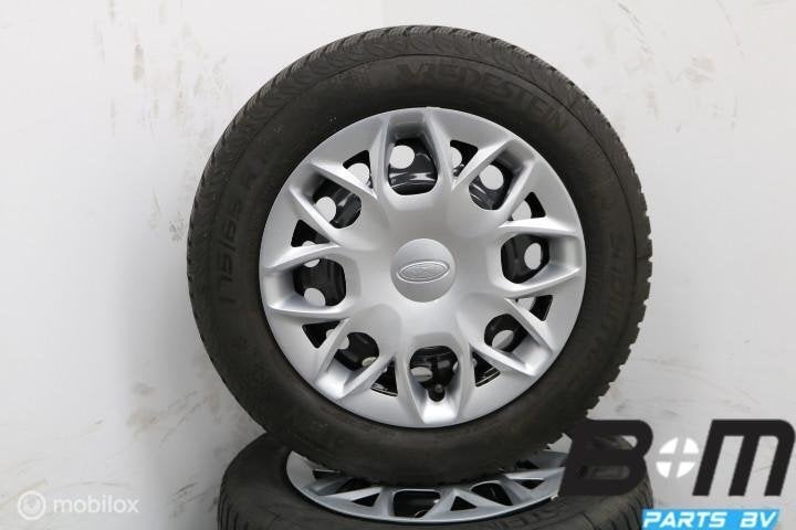 Set 14 inch velgen + winterbanden Ford Ka ., Auto-onderdelen, 14 inch, Gebruikt, 175 mm