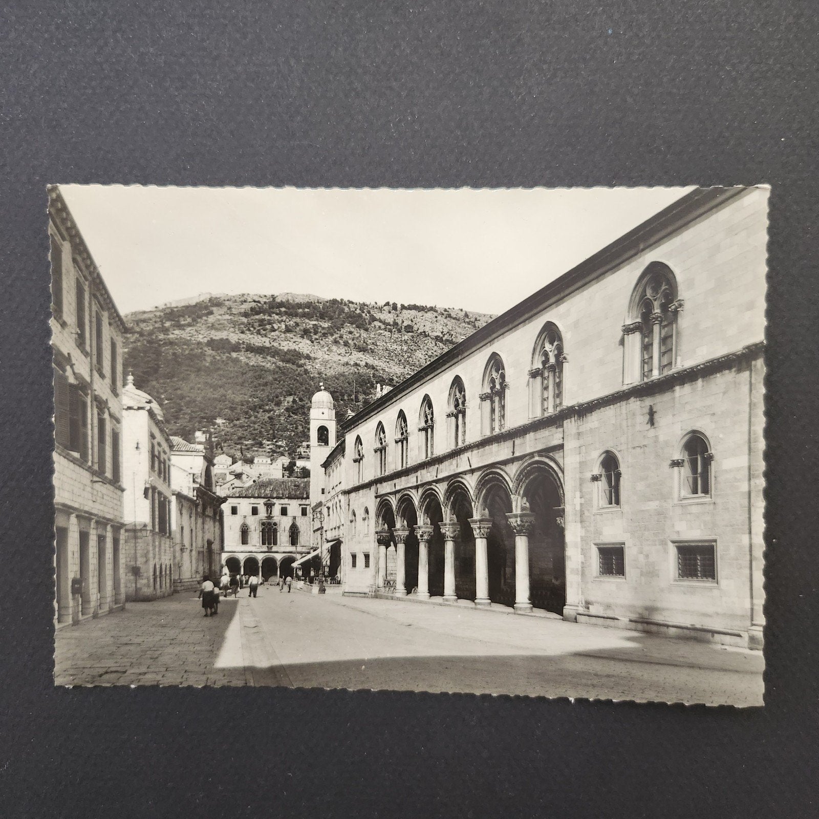 Dubrovnik - Ulica ispred Kneževog dvora - Echte foto, Ophalen of Verzenden, Gebruikt, Buitenland, Foto