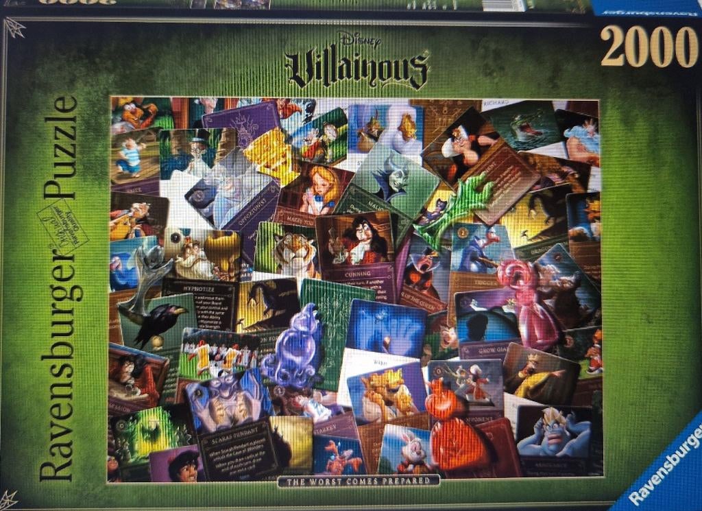 Disney villainous puzzel 2000 stukjes van ravensburger, Hobby en Vrije tijd, Denksport en Puzzels, Ophalen of Verzenden, Meer dan 1500 stukjes