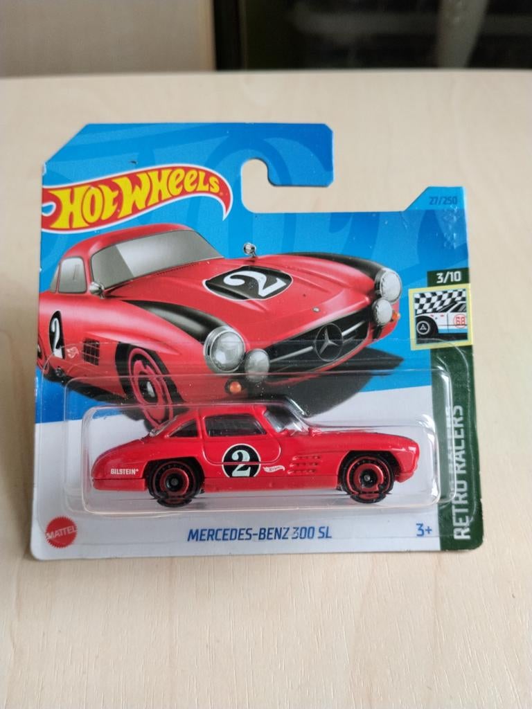 Hotwheels Mercedes Benz 300SL, Ophalen of Verzenden, Nieuw, Auto