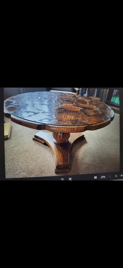 Salontafel met mooi ingelegd hout, origineel, goede staat, Huis en Inrichting, Tafels | Salontafels, Ophalen, 50 tot 100 cm, 50 tot 75 cm