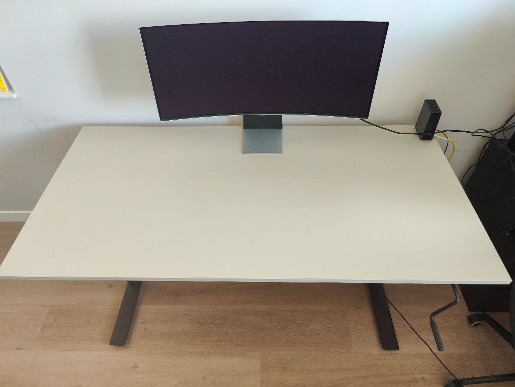 IKEA TROTTEN Bureau, Huis en Inrichting, Ophalen, Zit-sta bureau, 160 cm, Gebruikt