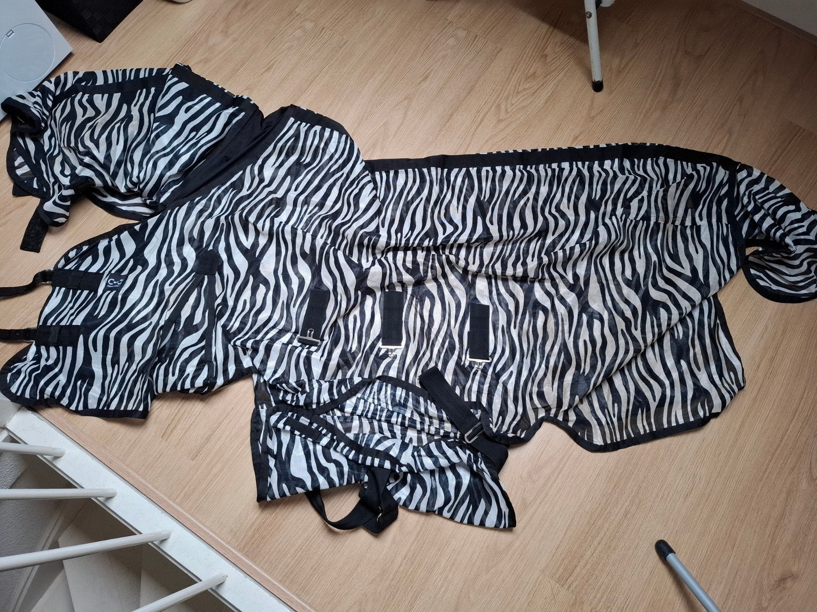 eczeemdeken riding world zebra, Dieren en Toebehoren, Ophalen of Verzenden, Gebruikt, Eczeemdeken