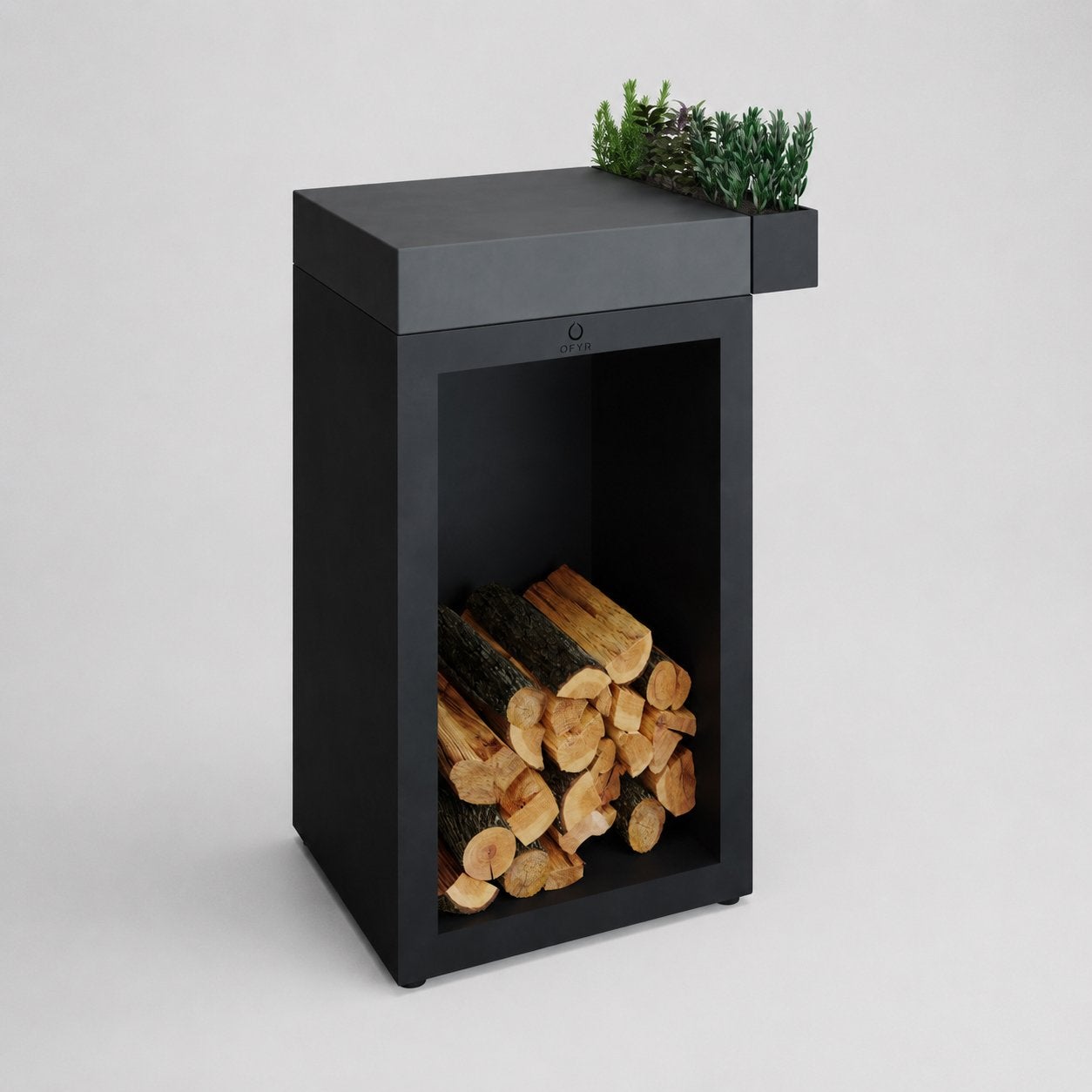 Ofyr Butcher Block zwart (nieuw), Verzenden, Nieuw, Vrijstaande haard, Houthaard