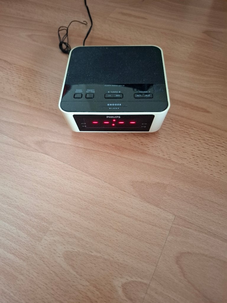 Philips Digitale klok met LED Scherm, Antiek en Kunst, Verzenden