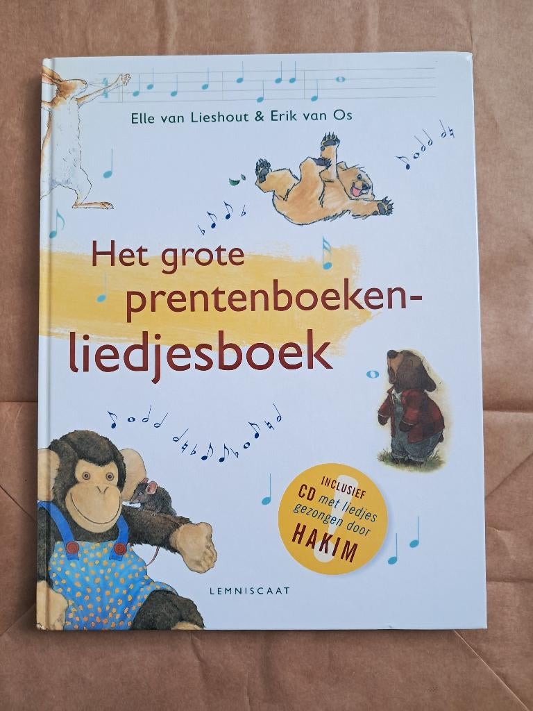 Prentenboek liedjes incl CD, Ophalen of Verzenden, Zo goed als nieuw, Fictie algemeen