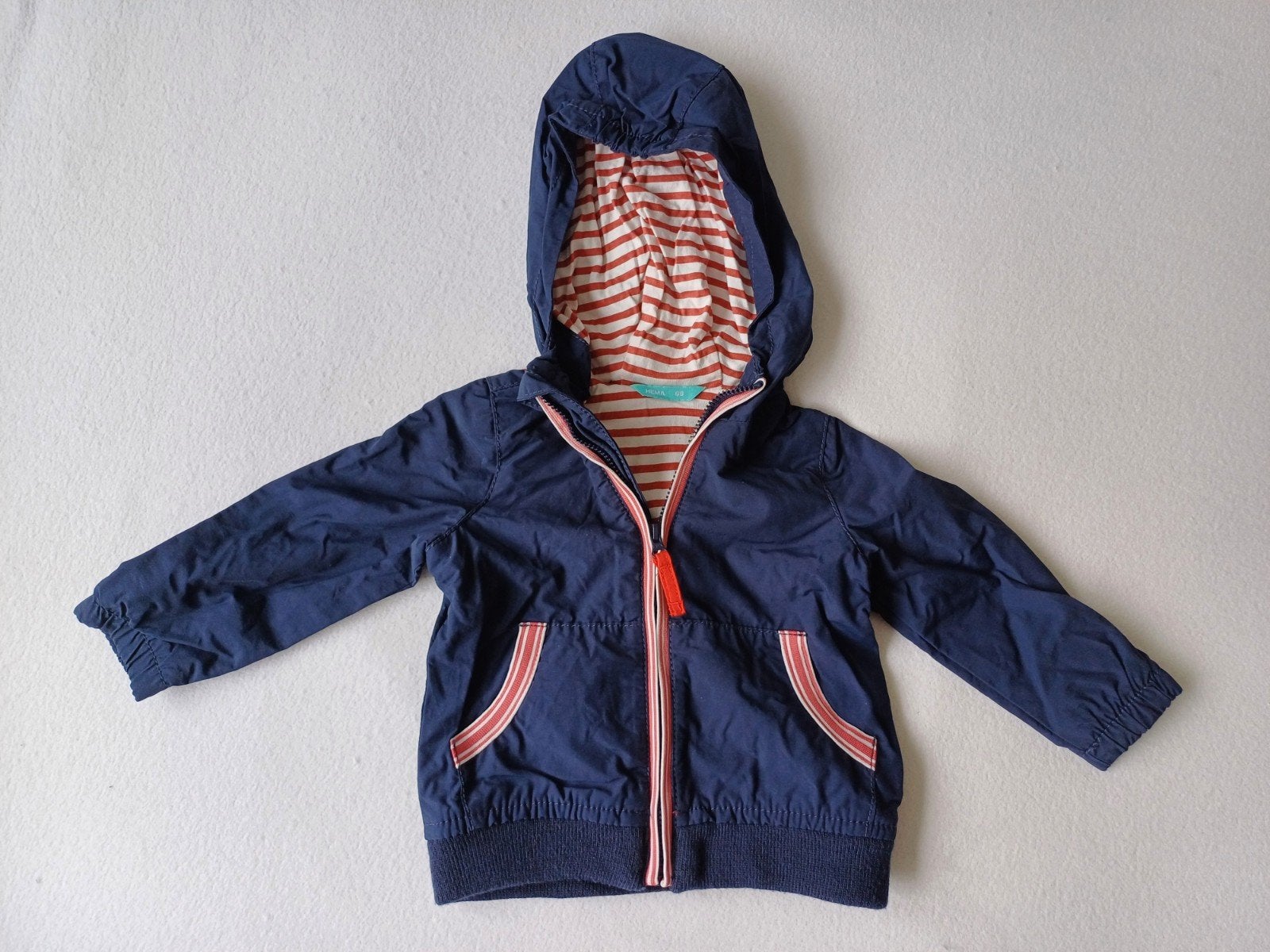 Zomerjasje Hema maat 68., Kinderen en Baby's, Babykleding | Maat 68, Ophalen of Verzenden, Zo goed als nieuw, Meisje, Jasje