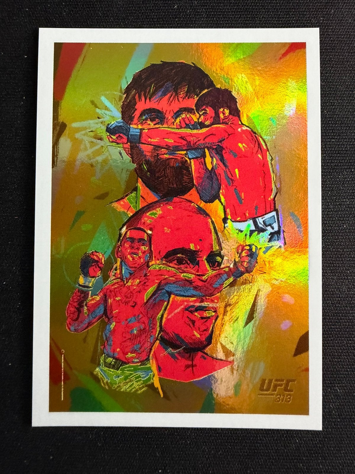 UFC 313 Poster Card Topps NOW, Ophalen of Verzenden, Zo goed als nieuw, Plaatje
