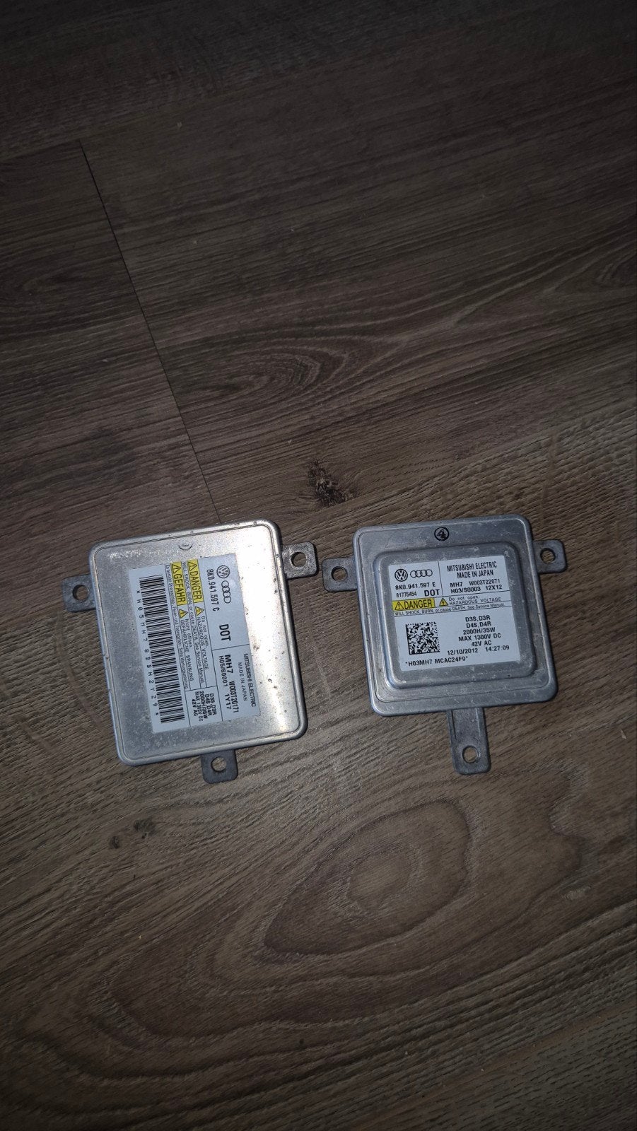 2x Xenon Koplamp Modules D3S D3R D4S D4R, Ophalen of Verzenden, Gebruikt, Volkswagen