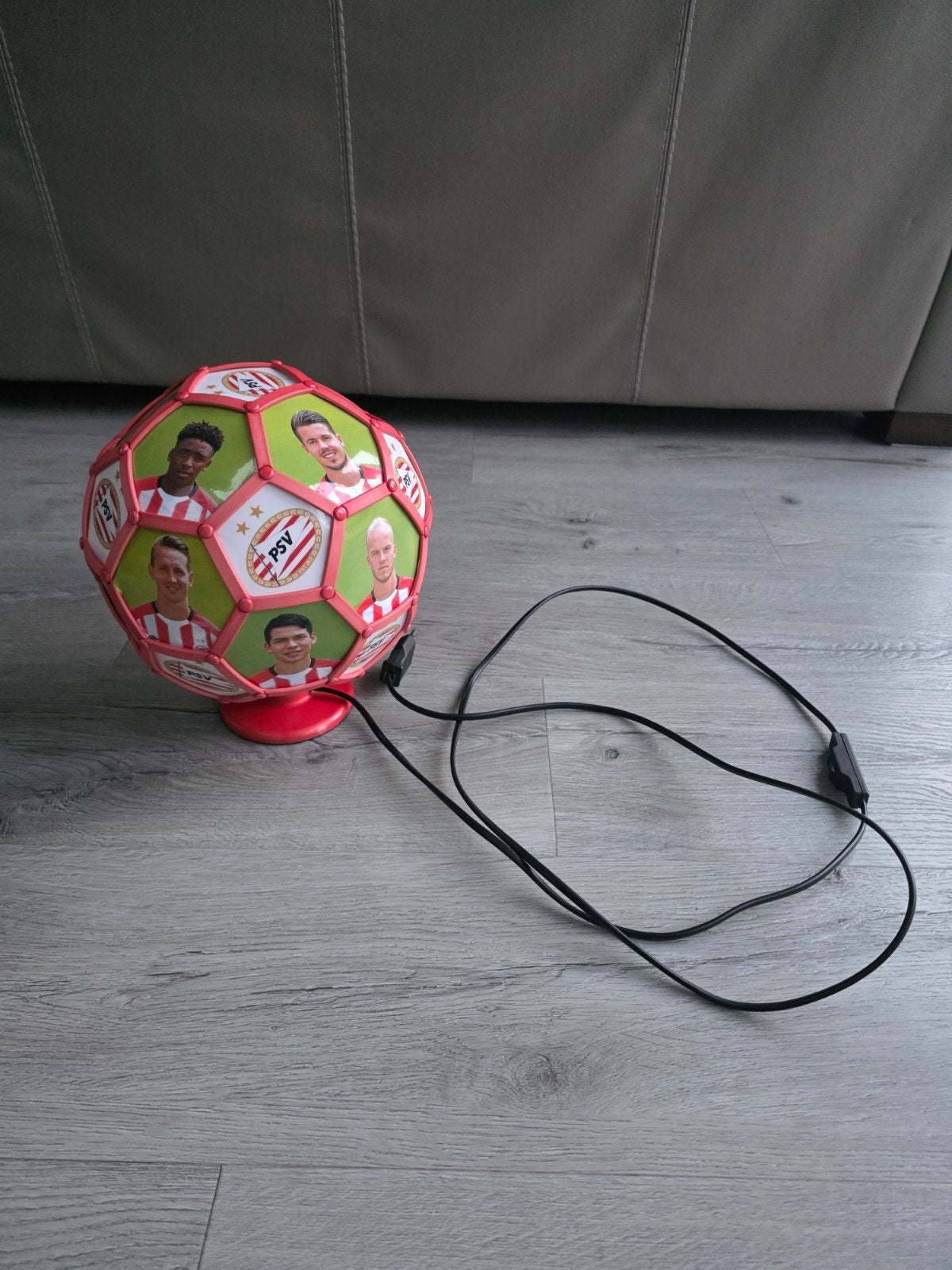 PSV Voetbal Lamp, Ophalen of Verzenden, Zo goed als nieuw, Kunststof, Modern