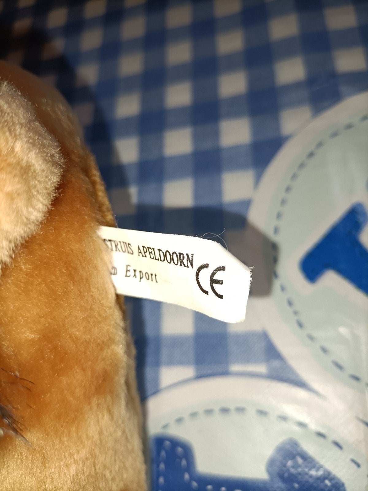Wild zwijn knuffel 18 cm groot Struis Apeldoorn, Ophalen of Verzenden, Zo goed als nieuw, Overige typen